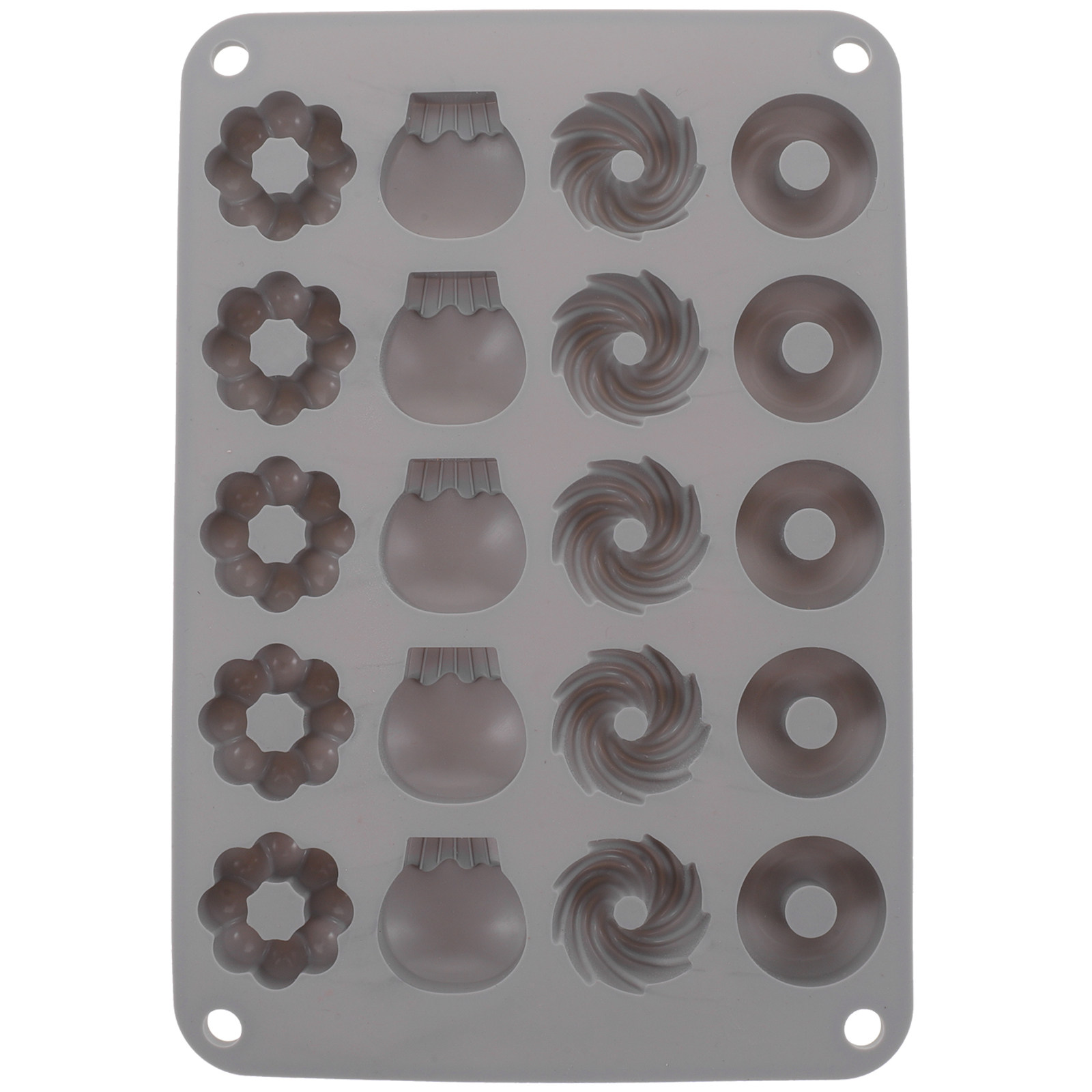 Donut Mold Silicone - 미니 실리콘 도넛 몰드 프리미엄 논스틱