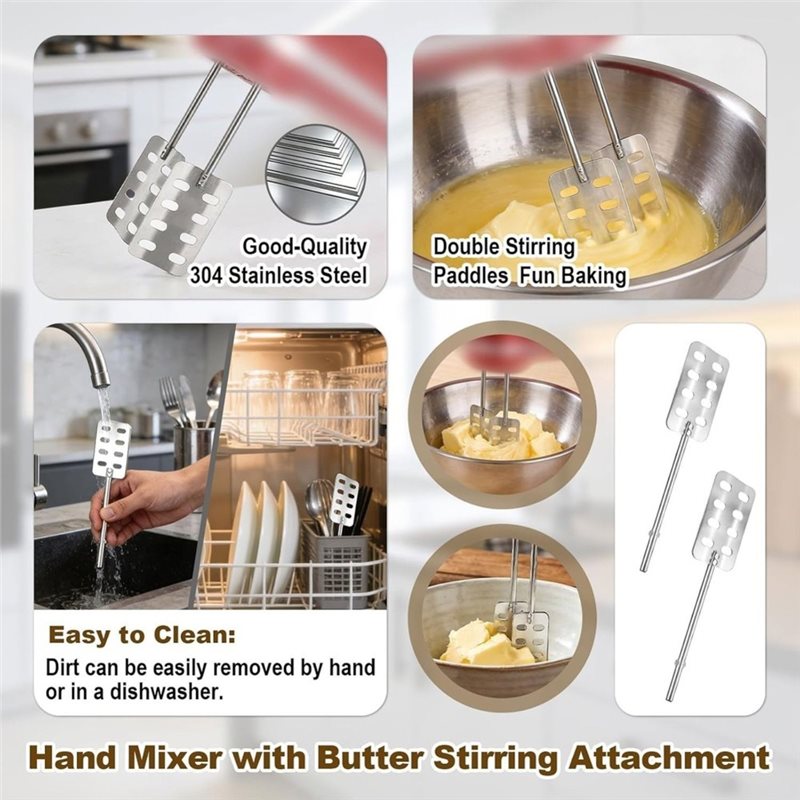 핸드 믹서 버터 천너용 교체 키트(2개) - 키친에이드 - Kitchenaid Mixer Hand Mixer 리뷰 및 가격