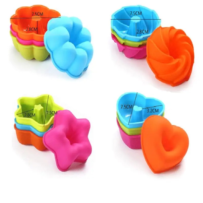 실리콘 머핀컵 24개, 케이크컵, 머핀컵 라이너, 도넛 - Donut Mold Silicone 리뷰 및 가격