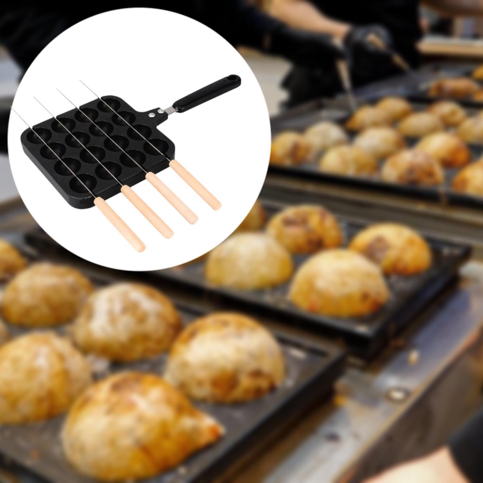 타코야키 그릴 팬 그릴 플레이트 케이크 그릴 팬 포크  - Takoyaki Grill Plate 리뷰 및 가격