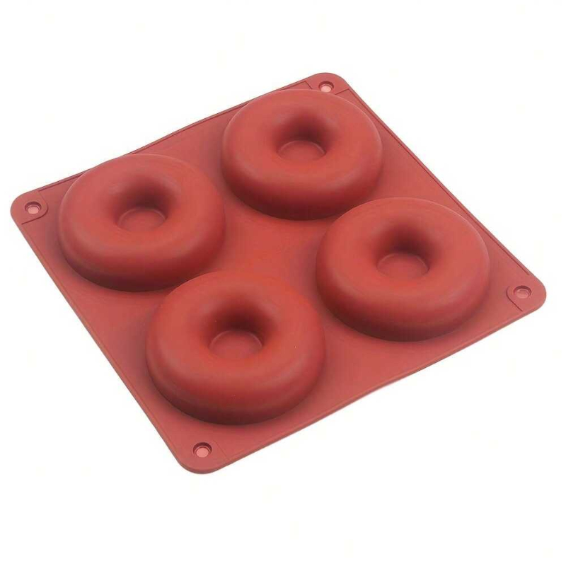 1PC 4 구멍 도넛 실리콘 몰드 고온 방지 큰 도넛  - Donut Mold Silicone 리뷰 및 가격